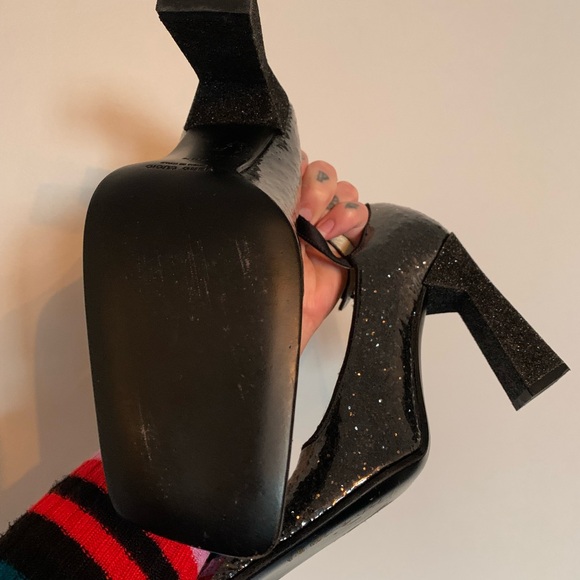 Miu Miu Black Sequin Women's Shoes - Picture 4 of 8